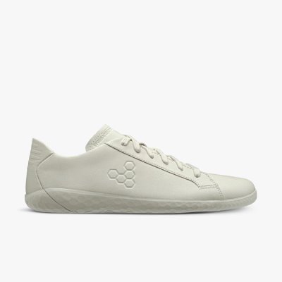 Vivobarefoot Men's Geo Court II Casual Shoes - white USA [BZI784326]